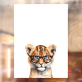 Niedliche Lion Cub Tragebrille Fensteraufkleber (Blatt 2)