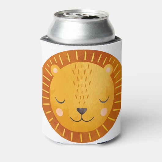 Niedliche Lion Dosenkühler (Kanne Rückseite)