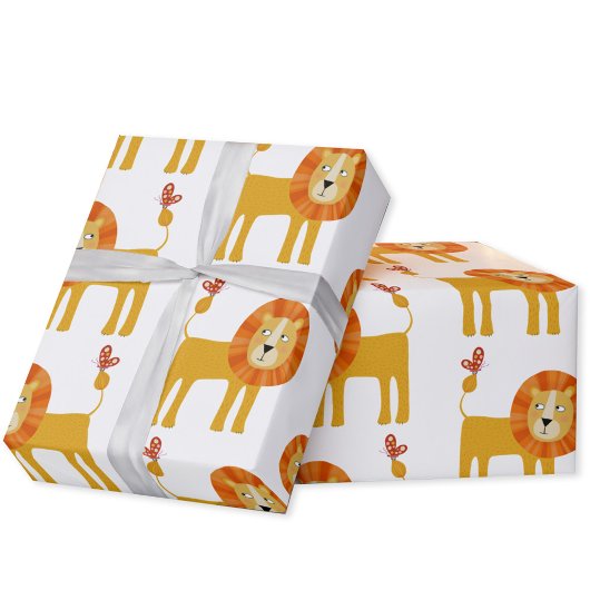 Niedliche Lion Geschenkpapier