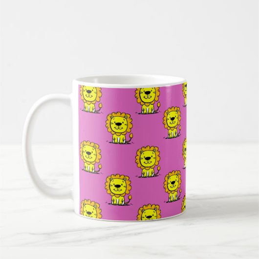 Niedliche Lion Kaffeetasse (Links)