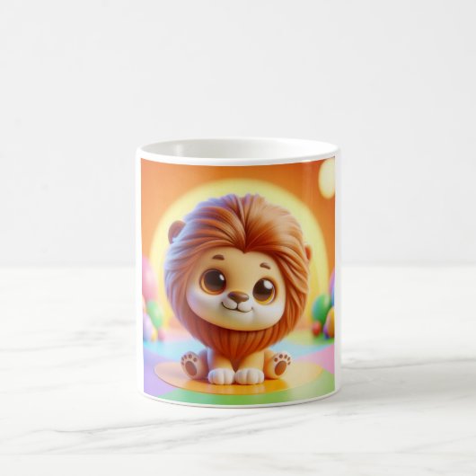 Niedliche Lion Kaffeetasse (Mittel)