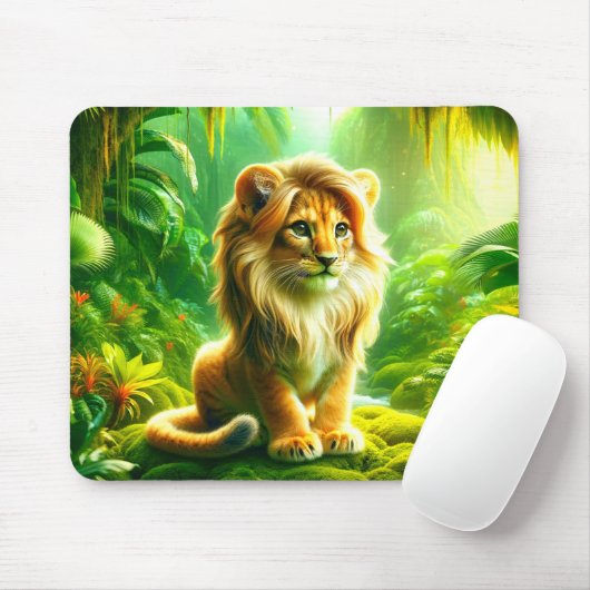 Niedliche Lion Mousepad (Mit Mouse)
