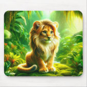 Niedliche Lion Mousepad (Vorne)