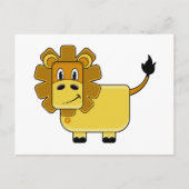 Niedliche Lion Postkarte (Vorderseite)