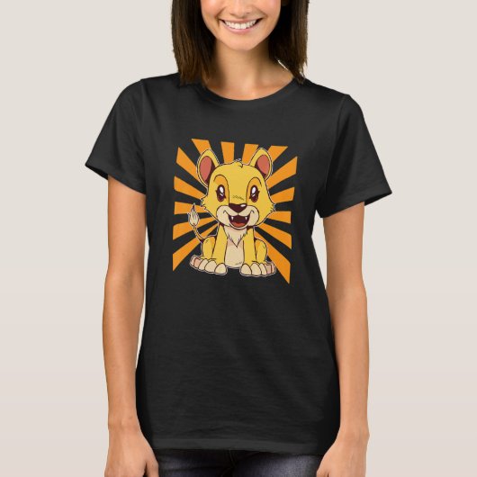 Niedliche Lion T-Shirt (Vorderseite)