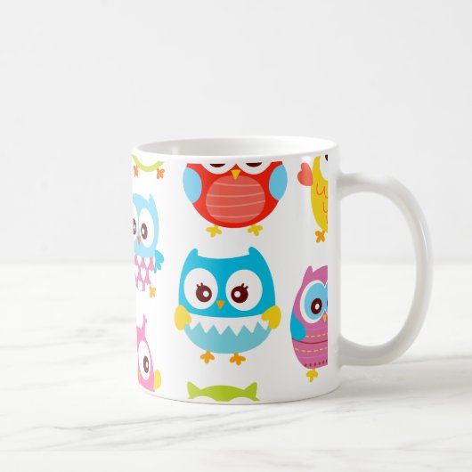 Niedliche Litte Eulen Kaffeetasse (Rechts)