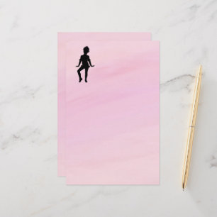 Niedliche Little Dancer Doppelseide Stationierung Briefpapier