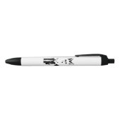 Niedliche Little Fox Animal Silhouette Art Kugelschreiber (Oberseite)