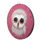 Niedliche Little Owl Illustration Dartscheibe (Vorderseite rechts)