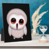 Niedliche Little Owl Illustration Fotoplatte (Seite)