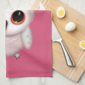 Niedliche Little Owl Illustration Küchentuch (Viertel Falte)