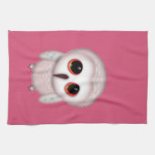 Niedliche Little Owl Illustration Küchentuch (Horizontal)