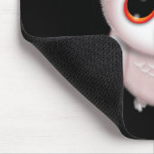 Niedliche Little Owl Illustration Mousepad (Ecke)