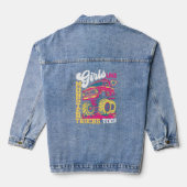 Niedliche Lkw-Girls wie Monster-Lkw Jeansjacke (Rückseite)