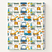 Niedliche LKW-Name Boys Notizblock (Rückseite)