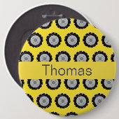 Niedliche Lkw-Räder Button (Vorne & Hinten)