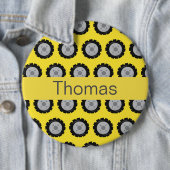 Niedliche Lkw-Räder Button (Beispiel)