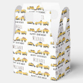 Niedliche LKWs Bau-LKWs Individuelle Name Geschenkschachtel (Geöffnet)