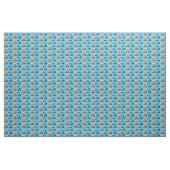 Niedliche LKWs Baukinder Müllkippe Stoff (Yard (91,4 cm))