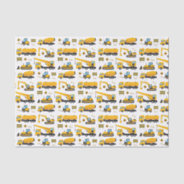 Niedliche LKWs Muster Party Seidenpapier