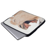 NIEDLICHE LLAMA ALPACA LAGHING LAPTOPSCHUTZHÜLLE (Vorne Knopf)