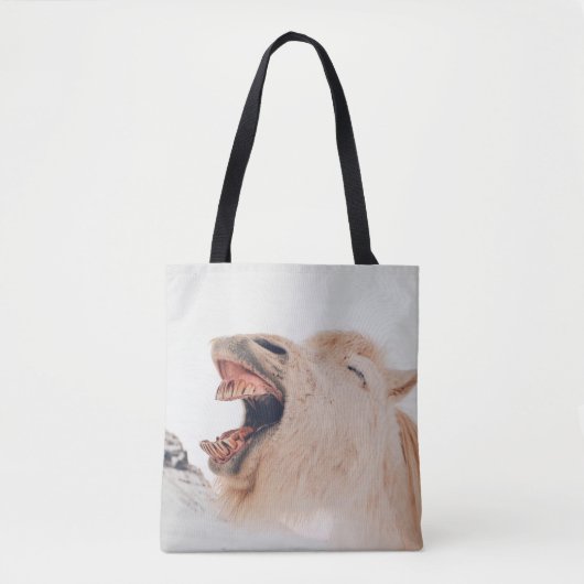 NIEDLICHE LLAMA ALPACA LAGHING TASCHE (Vorderseite)