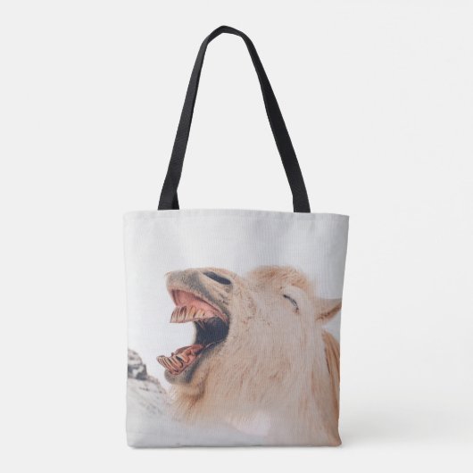 NIEDLICHE LLAMA ALPACA LAGHING TASCHE (Rückseite)
