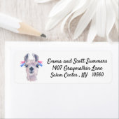 Niedliche Llama Alpaca-Tieradressen (Insitu)