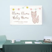Niedliche Llama Baby Mama Dusche Banner (Messeveranstaltung)