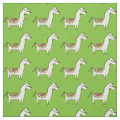 Niedliche Llama-Cartoon Stoff (Muster)