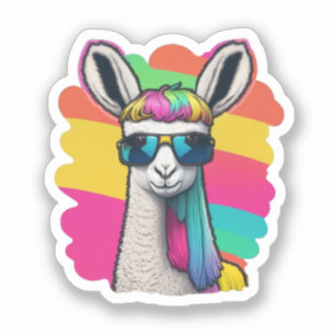 Niedliche Llamas-Aufkleber Aufkleber