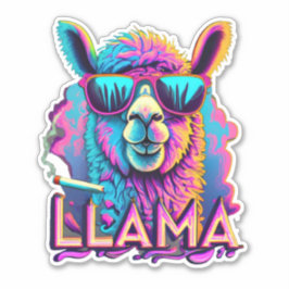 Niedliche Llamas-Aufkleber Aufkleber