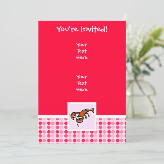 Niedliche Lobby Einladung (Stehend Vorderseite)