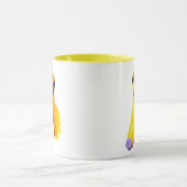 Niedliche Long Nose Greyhound Art Tasse (Zentrum)