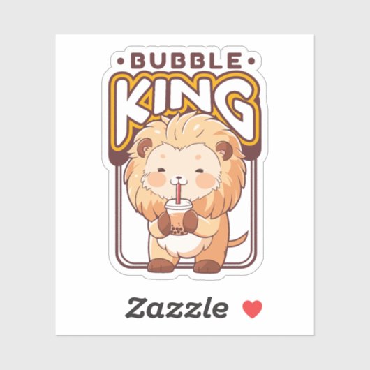 NIEDLICHE LÖSCHE TRINKBOBA TEA AUFKLEBER (Blatt)