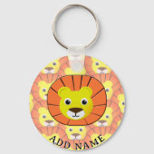 Niedliche Lötwand über das gesamte Druckmuster Schlüsselanhänger (Rückseite)