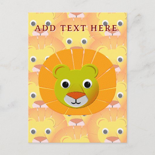 Niedliche Lötwand über Vintages Druckmuster Postkarte (Vorderseite)