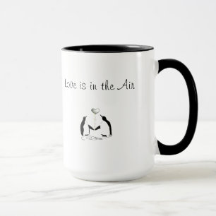 Niedliche Love Bird Romantische Pinguine Tasse Sch