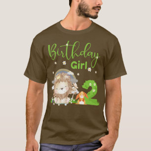 Niedliche Löwe 2. Geburtstagskarte T-Shirt