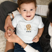 Niedliche Löwe individuell angepasst Baby Strampler