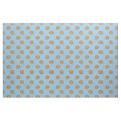 Niedliche Löwen auf Baby Blue Stoff (Fat Quarter (45,7 x 55,9 cm))