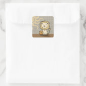 Niedliche Löwen- und Aufkleber (Tasche)