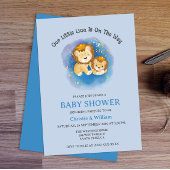 Niedliche Löwendusche Einladung