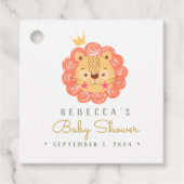 Niedliche Löwendusche Geschenkanhänger (Vorderseite)