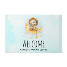 Niedliche Löwenfischerei auf dem Mond