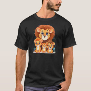 Niedliche Löwenkinder T-Shirt