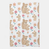 Niedliche Löwenmutter am Muttertag Geschirrtuch (Vertikal)