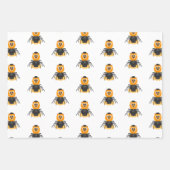 Niedliche Löwenspinne Geschenkpapier Set (Vorderseite)