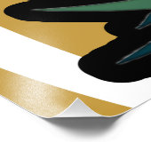 Niedliche Lucky Cat Eating Ramen Bowl Illustration Fotodruck (Ecke)