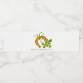 Niedliche Lucky Kleeblatt St Patrick's Day Kinderd Wasserflaschenetikett (Einzelnes Label)